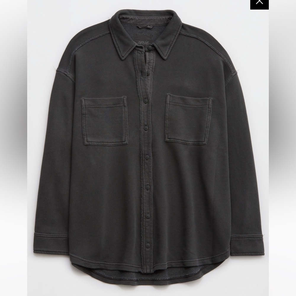 Aerie Lumber Jane Fleece Shirt